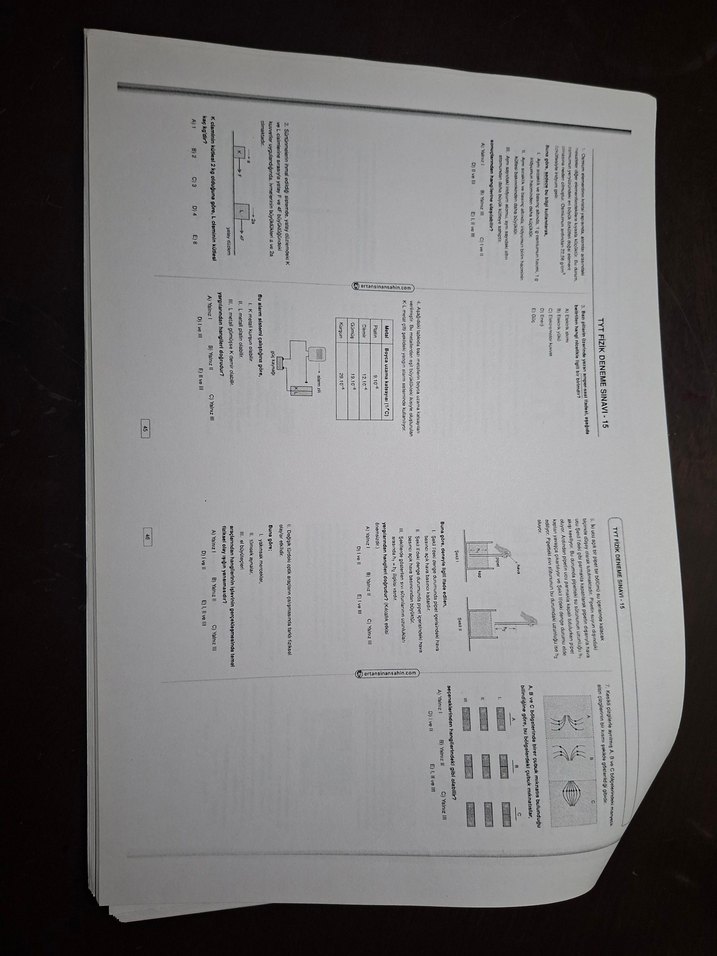 TYT Fizik Denemeleri Kitap Seti - Görsel 4