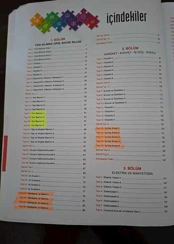 TYT Fizik Soru Bankası - Bilgi Sarmal - Görsel 4