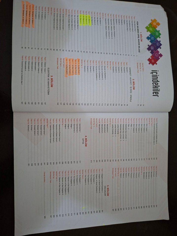 TYT Fizik Soru Bankası - Bilgi Sarmal - Görsel 3