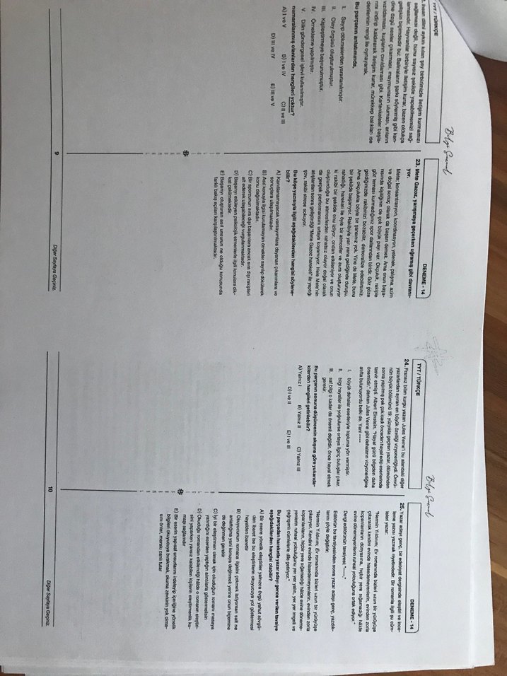 Bilgi Sarmal   ve Apotemi Tyt  Türkçe deneme - Görsel 3