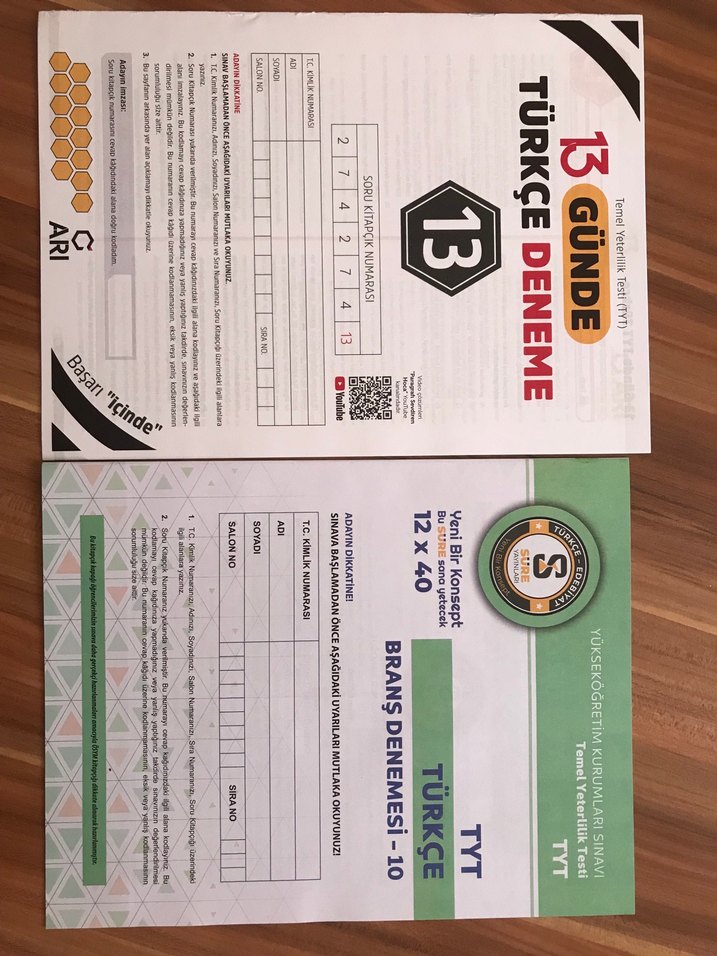 345 paragraf denemesi ve Türkçe denemesi arı ve süre yayınları - Görsel 2