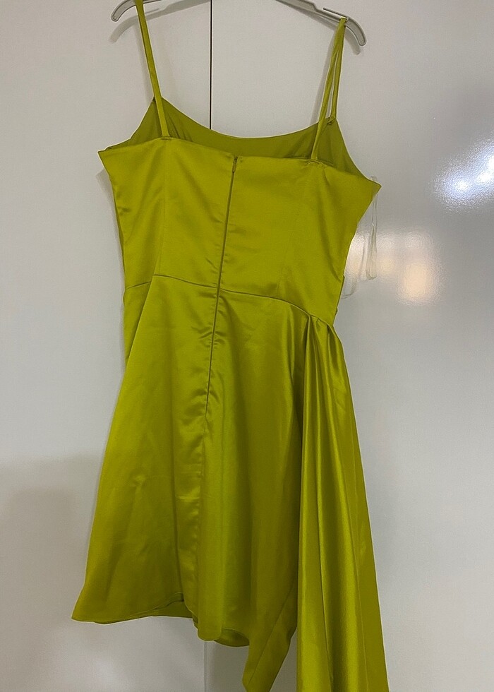 Saten elbise - Görsel 4