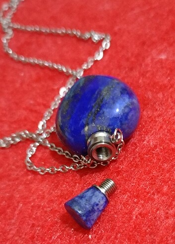 Beden Lapis lazuli doğal taşlı açılabilir kolye