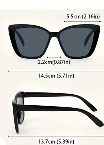 Beden siyah Renk Siyah Cat Eye