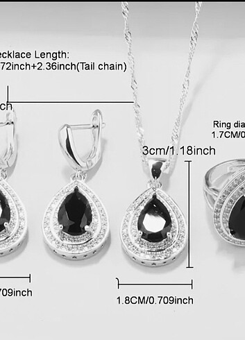 swarovski Altın kaplama takı seti