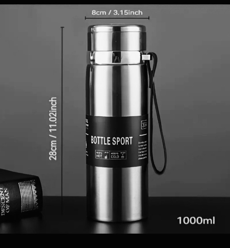 1 Lt Paslanmaz Çelik Termos - Görsel 2