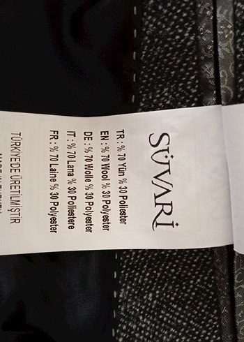 Yünlü Erkek Ceketi 56/6 Beden - Görsel 10