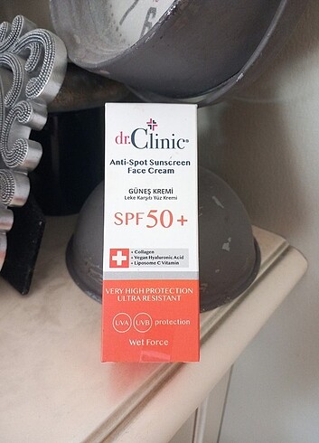 Gunes koruyucu 50 spf+