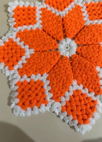 Renkli Örgü Banyo lif Seti - Görsel 3