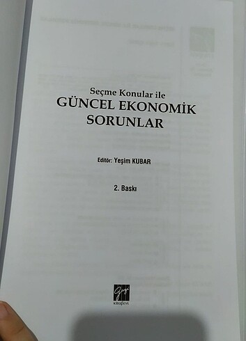  Beden Güncel Ekonomik Sorunlar Yeşim KUBAR 2. Baskı