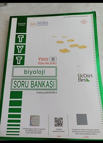 345 TYT BİYOLOJİ SORU BANKASI 