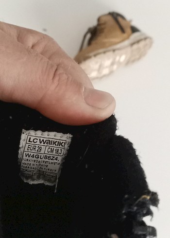 Bej Erkek Çocuk Çok Az Kullanildi Bot - Görsel 5