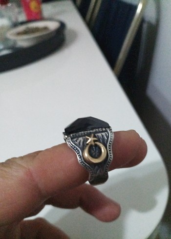 Aly Bayrak 925 Gumus Yuzuk - Görsel 4