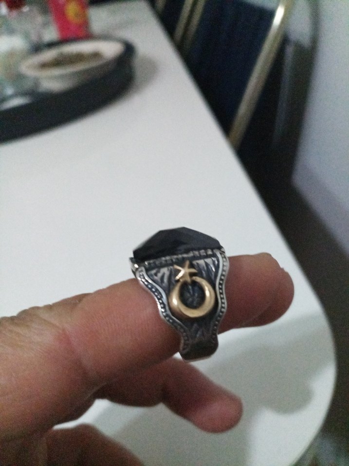 Aly Bayrak 925 Gumus Yuzuk - Görsel 4