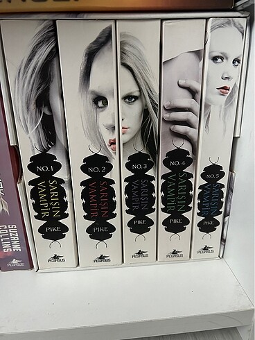 Sarışın vampir serisi 5 kitap seri KUTULU SET
