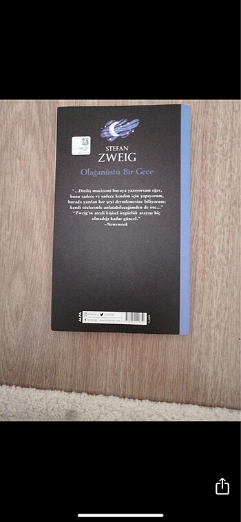  Stefan Zweig Olağan Üstü Bir Gece