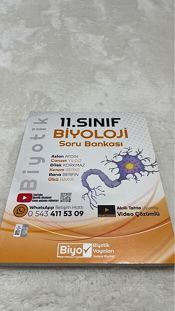 11. SINIF BİYOLOJİ BİYOTİK YAYINLARI