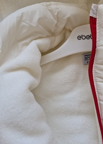 HelloBaby Kapüşonlu Beyaz unisex Çocuk Mont