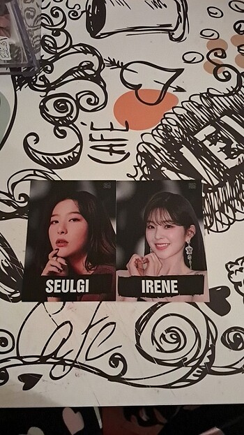 Seulgi ve irene photocard 