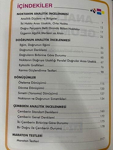  Apotemi analitik geometri fasikülü