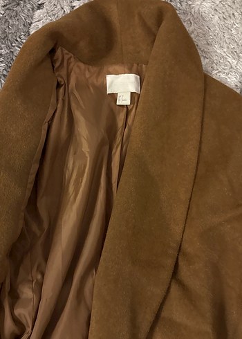 Kahverengi Kadın Kaban Kürk Detaylı - Görsel 3