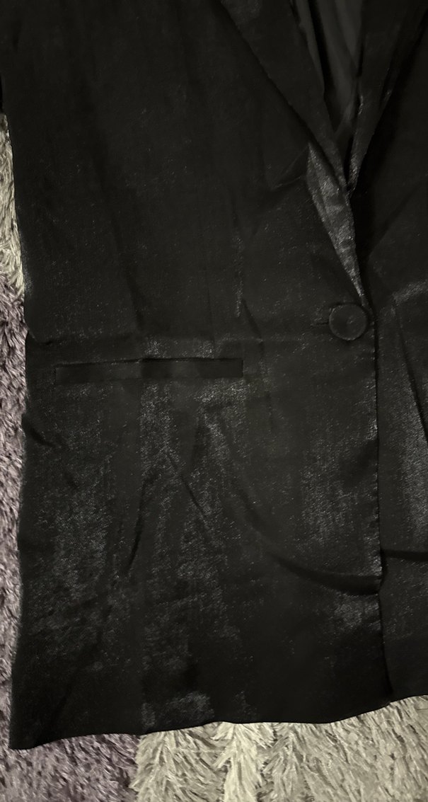 Siyah Kadın Blazer - Görsel 4