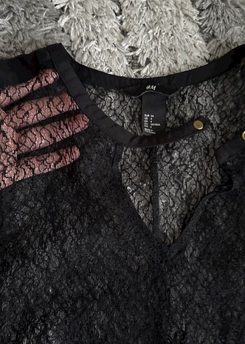 Siyah Gotik Kolsuz bluz - Görsel 2