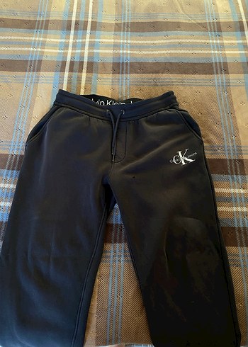 Siyah Calvin Klein Fermuarlı Erkek Eşofman Altı - Görsel 2