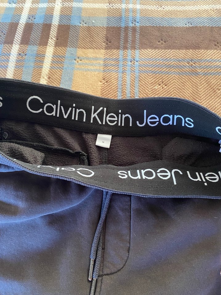 Siyah Calvin Klein Fermuarlı Erkek Eşofman Altı - Görsel 3