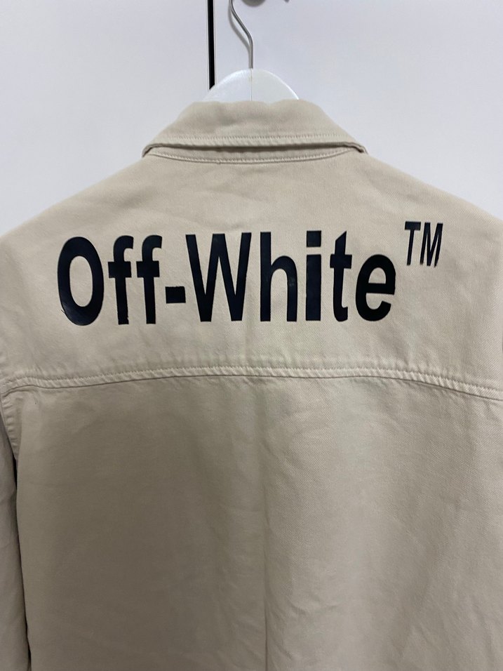 Off white kot çeket erkek - Görsel 3
