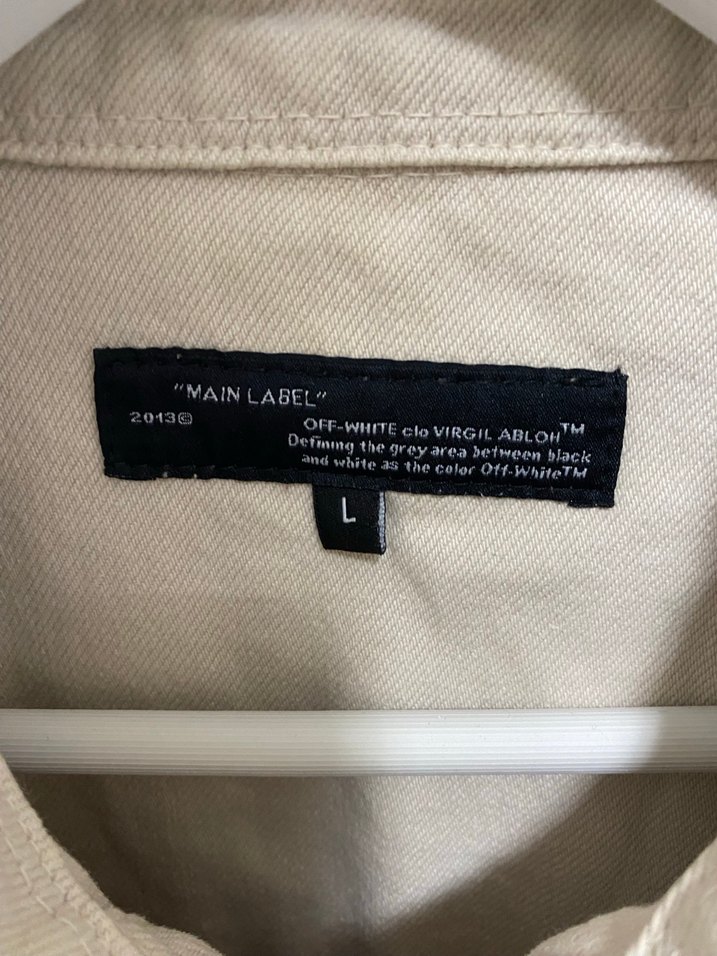 Off white kot çeket erkek - Görsel 5