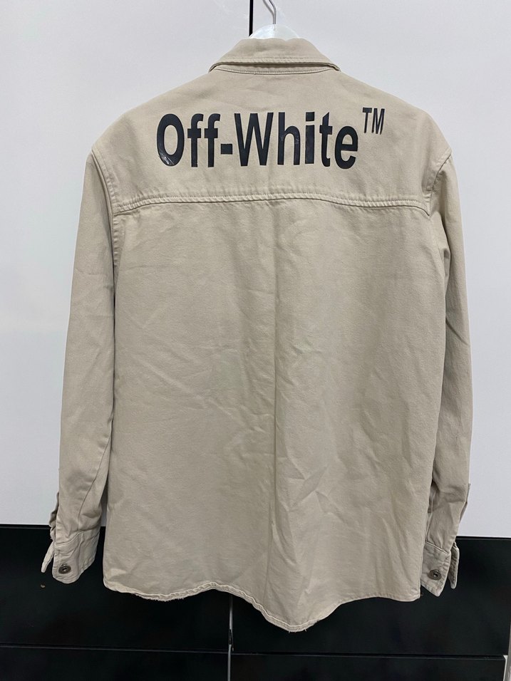 Off white kot çeket erkek - Görsel 2