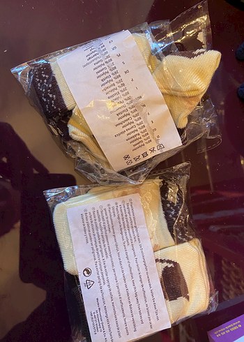 Nakışlı Örgü Bohem Tarzı Kahverengi Kedi Giysisi çorap - Görsel 2