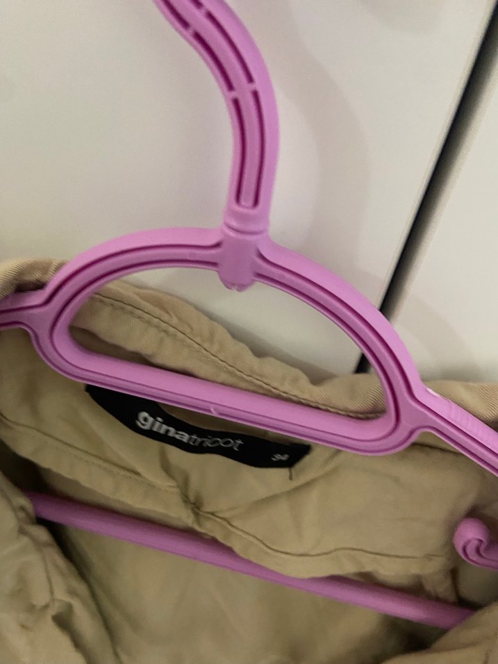 Bej Düğmeli Midi Kadın Ceket - Görsel 2