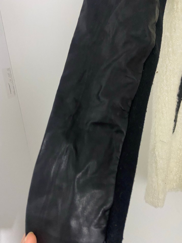 Beyaz Kürklü Kadın Ceket - Görsel 5