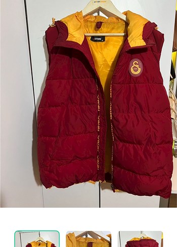 GS Store Galatasaray Kapusonlu Sisme Yelek Sehir Stili