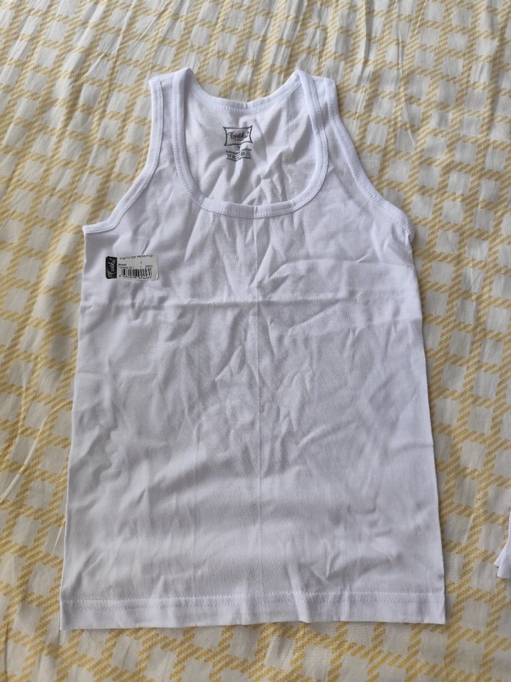 Beyaz Çocuk Atlet 3'lü Paket - Görsel 3