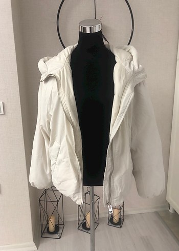 Bershka Bersha marka salaş mont yıkadım yünleri bir arta toplandı