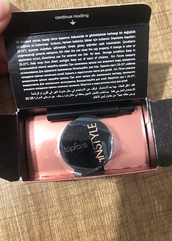 Beden Topface Instyle Jel Eyeliner Parlak lacivert