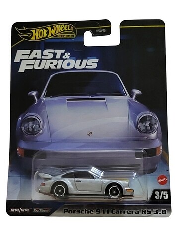  Hot Wheels Premium Fast and Furious Porsche 911 Carrera Rs 3.8