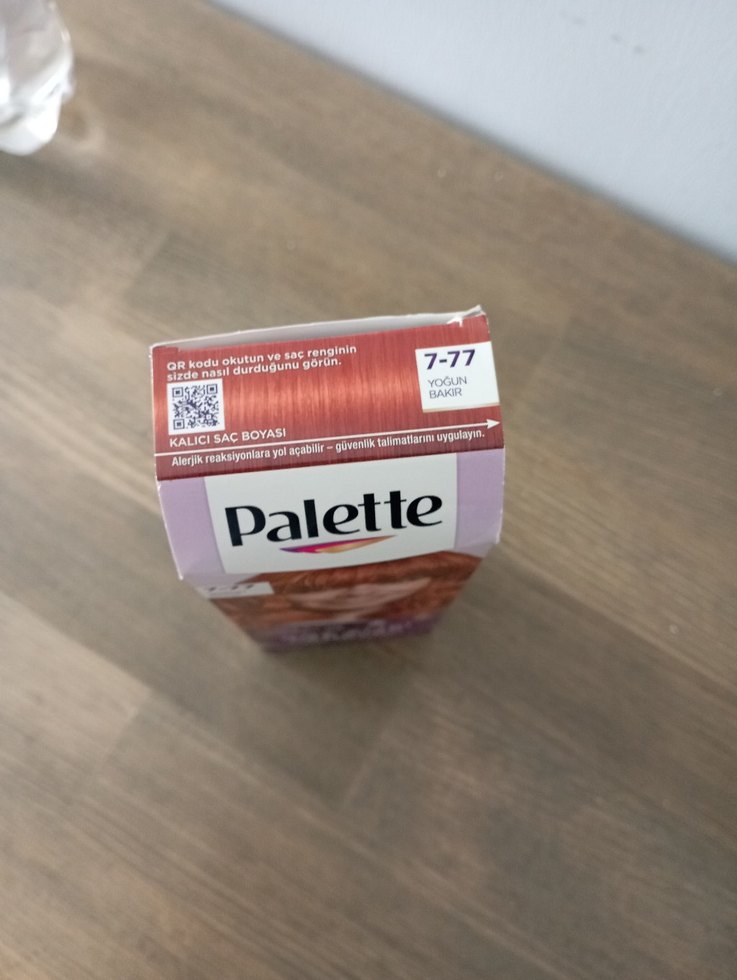 Palette 7-77 Yoğun Bakır Saç Boyası - Görsel 2