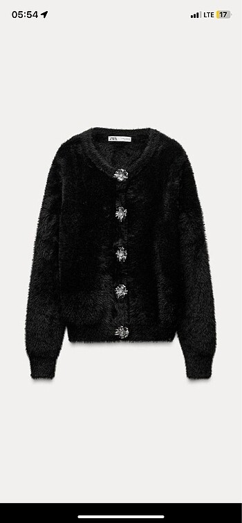 Zara kırçıllı triko hırka