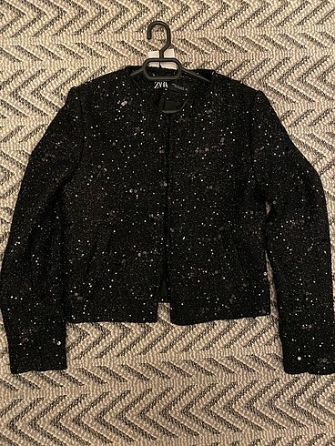 Zara Zara Pullu Blazer