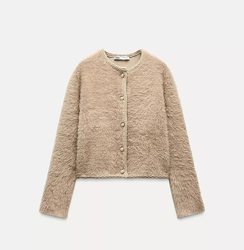 Zara Kırçıllı Triko Hırka