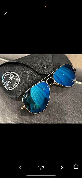 Ray ban aviator aynalı gözlük