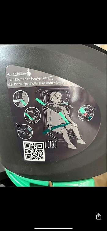 9- 36 kg Beden gri Renk Oto Koltuğu