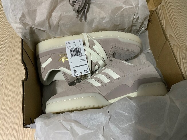 Adidas orijinal etiketli forum low cl w pembe.