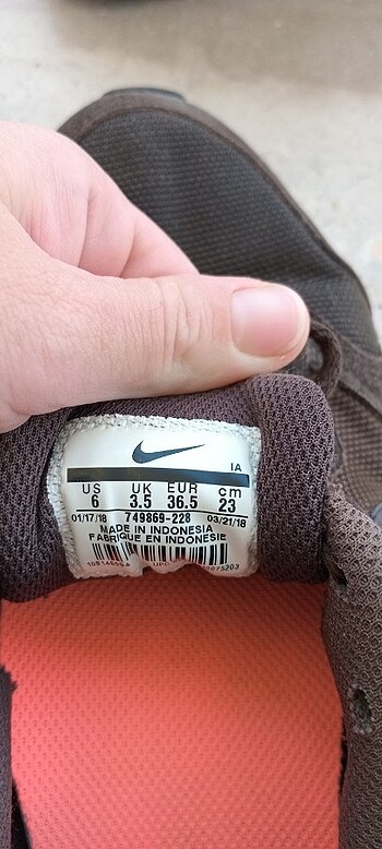 36 Beden Nike spor ayakkabı 