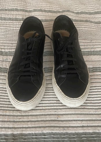 Diğer Common Projects Siyah Deri Sneaker