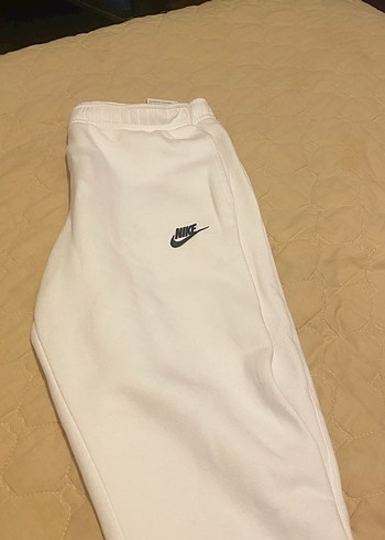 Nike club fleece beyaz eşofman altı - Görsel 2